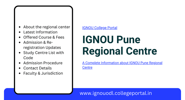 IGNOU Pune Regional Centre: Admission 2026, Courses List & Contact Details