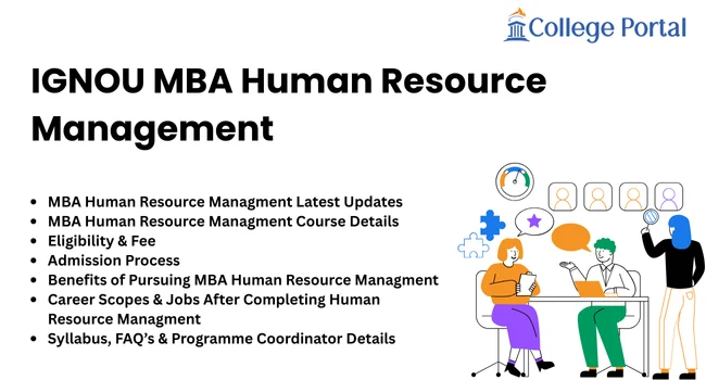 IGNOU MBA Human Resource Management Admission 2026: Fees, Eligibility, Syllabus & Career Scope
